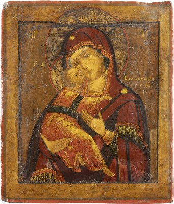Bild IKONE MIT DER GOTTESMUTTER VON WLADIMIR (WLADIMIRSKAJA)