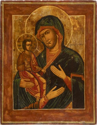 Picture IKONE MIT DER DREIHÄNDIGEN GOTTESMUTTER (TRICHEIROUSA)