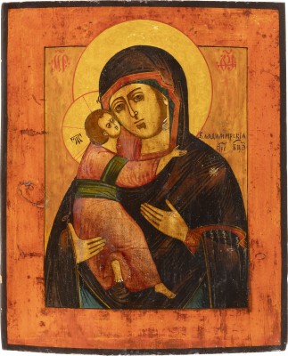 Picture IKONE MIT DER GOTTESMUTTER VON WLADIMIR (WLADIMIRSKAJA)