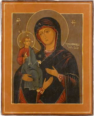 Picture IKONE MIT DER DREIHÄNDIGEN GOTTESMUTTER (TRICHEIROUSA)