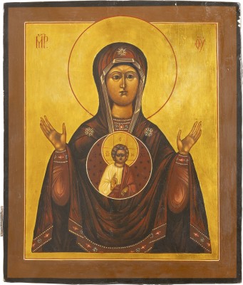Bild IKONE MIT DER GOTTESMUTTER DES ZEICHENS (ZNAMENIE)