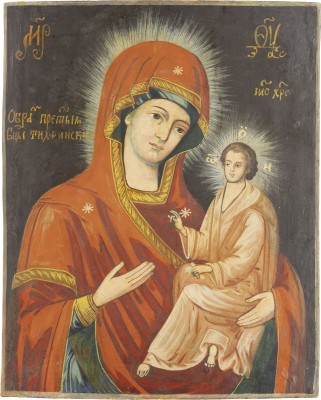 Bild IKONE MIT DER GOTTESMUTTER VON TICHWIN (TICHWINSKAJA)
