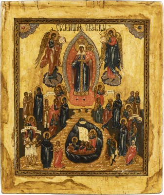 Picture IKONE MIT DER GOTTESMUTTER 'FREUDE ALLER LEIDENDEN'