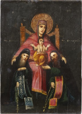 Bild IKONE MIT DER GOTTESMUTTER VON KIEWER HÖHLENKLOSTER (PETSCHERSKAJA)