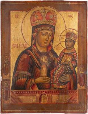 Picture GROSSFORMATIGE IKONE MIT DER GOTTESMUTTER VON TSCHENSTOCHAU (ERWEICHEN DER HARTEN HERZEN)