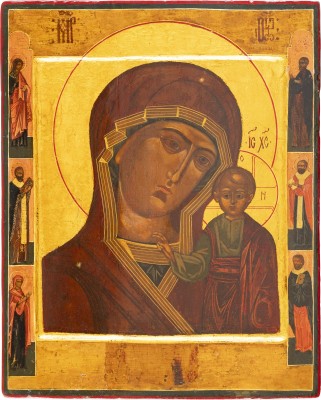 Picture IKONE MIT DER GOTTESMUTTER VON KASAN (KASANSKAJA)