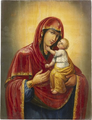 Picture SELTENE IKONE MIT DER GOTTESMUTTER