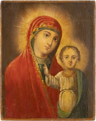 Picture KLEINE IKONE MIT DER GOTTESMUTTER VON KASAN (KASANKSAJA)