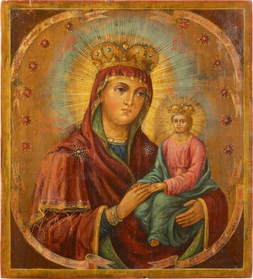 Picture GROSSE IKONE MIT DER GOTTESMUTTER 'BÜRGIN DER SÜNDER'