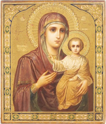 Bild IKONE MIT DER GOTTESMUTTER VON SMOLENSK (SMOLENSKAJA)