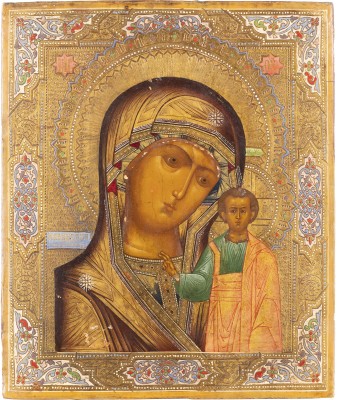 Picture IKONE MIT DER GOTTESMUTTER VON KASAN (KASANSKAJA)