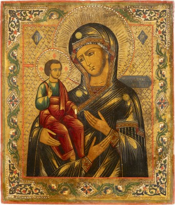 Picture IKONE MIT DER DREIHÄNDIGEN GOTTESMUTTER (TRICHEIROUSA)