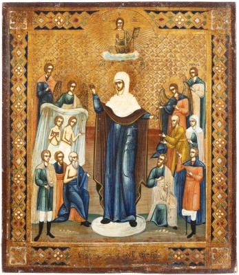 Picture IKONE MIT DER GOTTESMUTTER 'FREUDE ALLER LEIDENDEN'