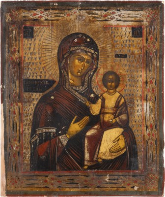 Bild IKONE MIT DER GOTTESMUTTER VON SMOLENSK (SMOLENSKAJA)