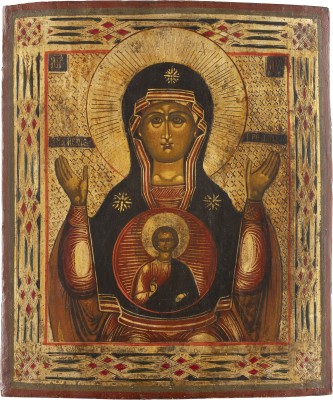 Bild IKONE MIT DER GOTTESMUTTER DES ZEICHENS (ZNAMENIE)