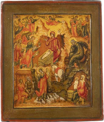 Bild IKONE MIT DER GEBURT CHRISTI