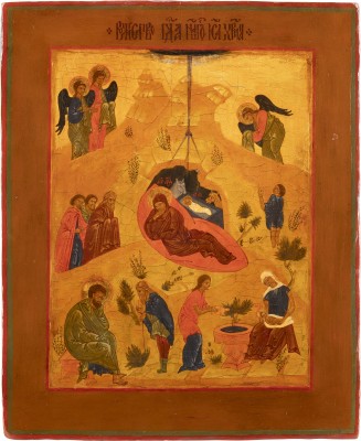 Bild IKONE MIT DER GEBURT CHRISTI