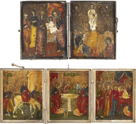 Picture DIPTYCHON UND TRIPTYCHON MIT HOCHFESTEN DES ORTHODOXEN KIRCHENJAHRES