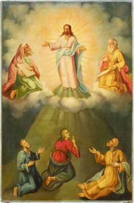 Bild GROSSFORMATIGE IKONE MIT DER VERKLÄRUNG CHRISTI