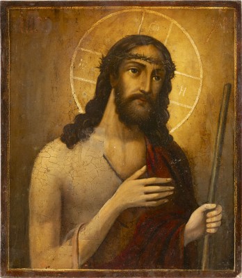 Bild IKONE MIT DEM DORNENGEKRÖNTEN CHRISTUS
