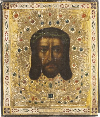Auction <br>A SIGNED ICON SHOWING THE MANDYLION