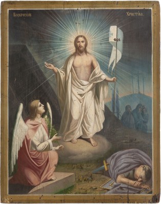 Picture GROSSFORMATIGE IKONE MIT DER AUFERSTEHUNG CHRISTI