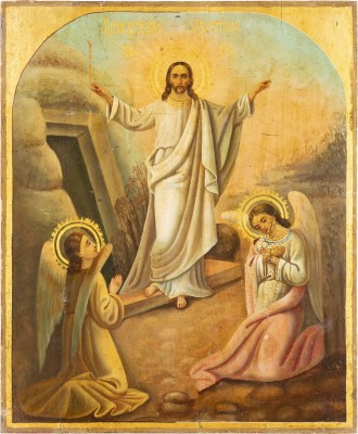 Picture GROSSFORMATIGE IKONE MIT DER AUFERSTEHUNG CHRISTI