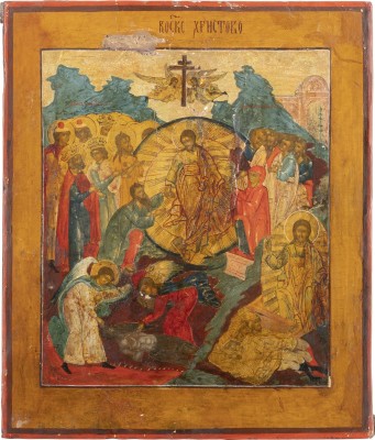 Bild IKONE MIT DER AUFERSTEHUNG UND HADESFAHRT CHRISTI