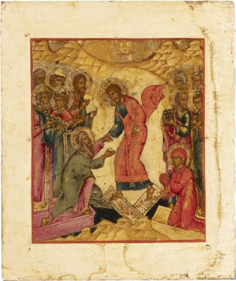 Bild FEINE IKONE MIT DER HÖLLENFAHRT CHRISTI