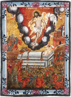 Picture MELKTISCHE IKONE MIT DER AUFERSTEHUNG CHRISTI