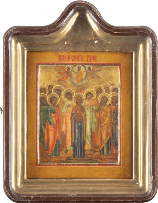 Picture IKONE MIT DER HIMMELFAHRT CHRISTI IM KIOT
