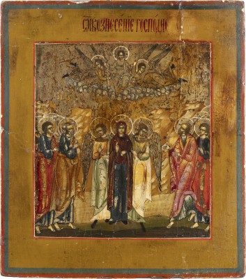 Bild KLEINE IKONE MIT DER HIMMELFAHRT CHRISTI