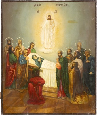 Picture IKONE MIT DEM ENTSCHLAFEN DER GOTTESMUTTER (KOIMESIS)