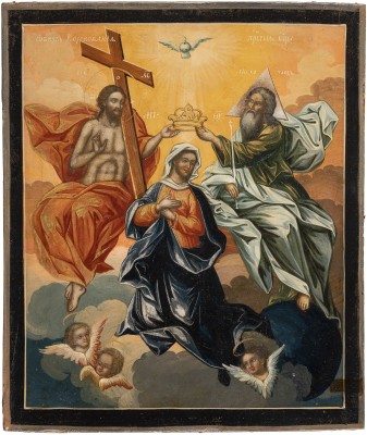 Picture IKONE MIT DER KRÖNUNG DER GOTTESMUTTER