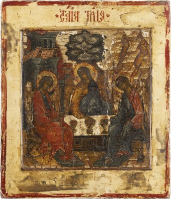 Picture IKONE MIT DER HEILIGEN DREIFALTIGKEIT (ALTTESTAMENTLICHER TYPUS)