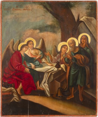 Picture IKONE MIT DER ALTTESTAMENTLICHEN DREIFALTIGKEIT