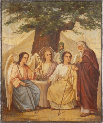 Picture IKONE MIT DER ALTTESTAMENTLICHEN DREIFALTIGKEIT