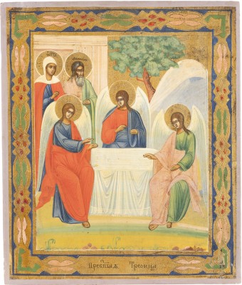 Picture IKONE MIT DER HEILIGEN DREIFALTIGKEIT (ALTTESTAMENTLICHER TYPUS)