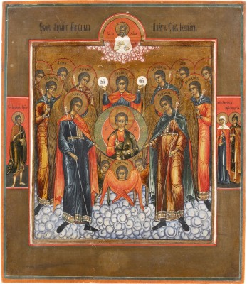 Bild IKONE MIT DER SYNAXIS DER ERZENGEL