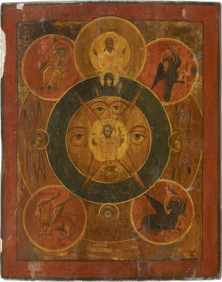 Picture IKONE MIT DEM 'ALLES SEHENDEN AUGE GOTTES'