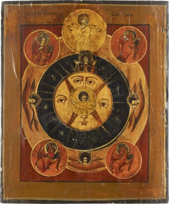Bild IKONE MIT DEM 'ALLES SEHENDEN AUGE GOTTES'