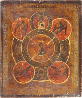 Picture GROSSE IKONE MIT DEM 'ALLES SEHENDEN AUGE GOTTES'