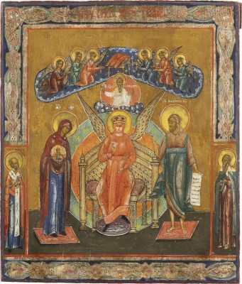 Picture IKONE MIT DER HEILIGEN SOPHIA - GÖTTLICHE WEISHEIT