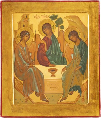 Picture IKONE MIT DER ALTTESTAMENTLICHEN DREIFALTIGKEIT