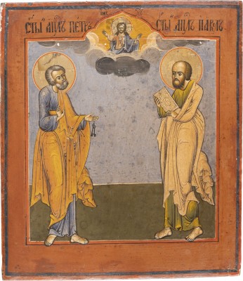 Bild IKONE MIT DEN APOSTELN PETRUS UND PAULUS