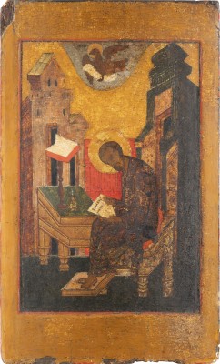 Picture GROSSE IKONE MIT DEM EVANGELISTEN MARKUS AUS EINER KÖNIGSTÜR