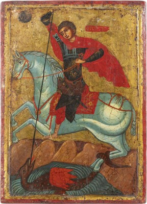 Picture IKONE MIT DEM HEILIGEN GEORG DEM DRACHENTÖTER