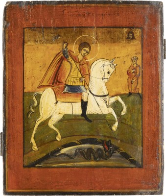 Picture IKONE MIT DEM HEILIGEN GEORG DEM DRACHENTÖTER