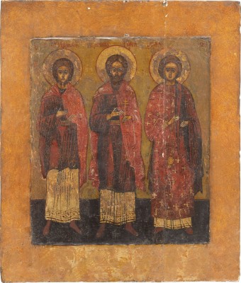 Picture IKONE MIT DEN HEILIGEN SAMON, GURIJ UND AVIV