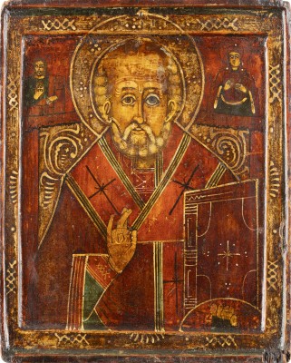 Picture IKONE MIT DEM HEILIGEN NIKOLAUS VON MYRA